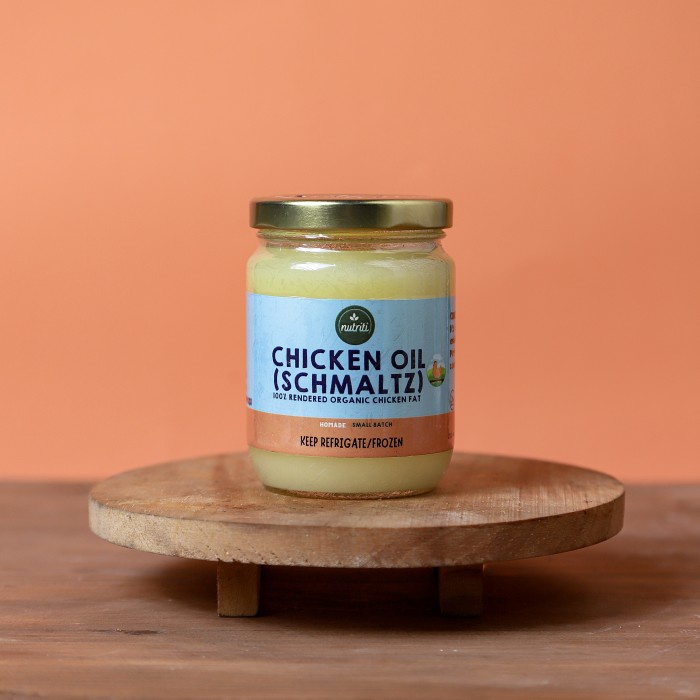 

,,,,,,,] chicken oil (schmaltz)