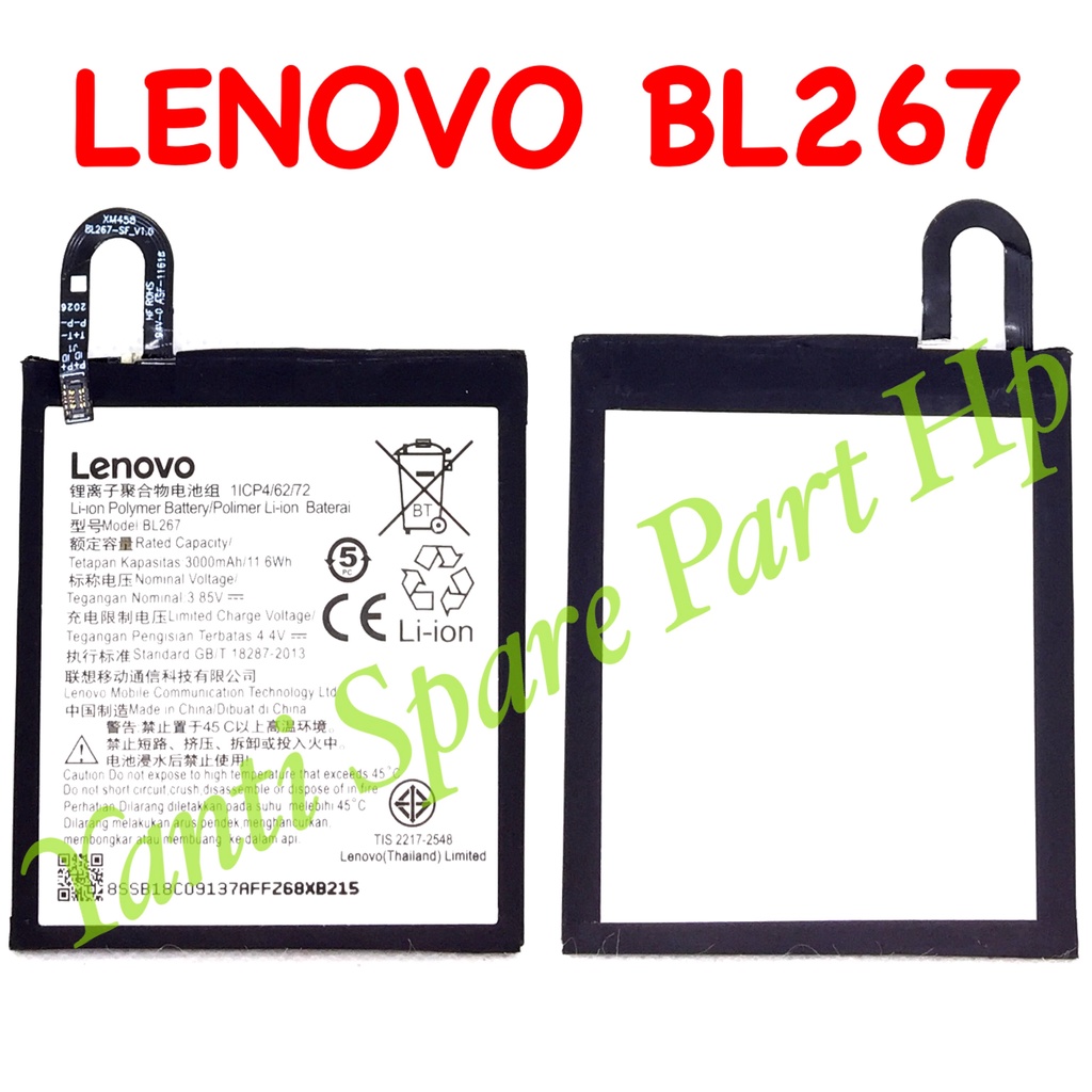 Baterai Lenovo K6 Power K6 BL272 BL267 Original New