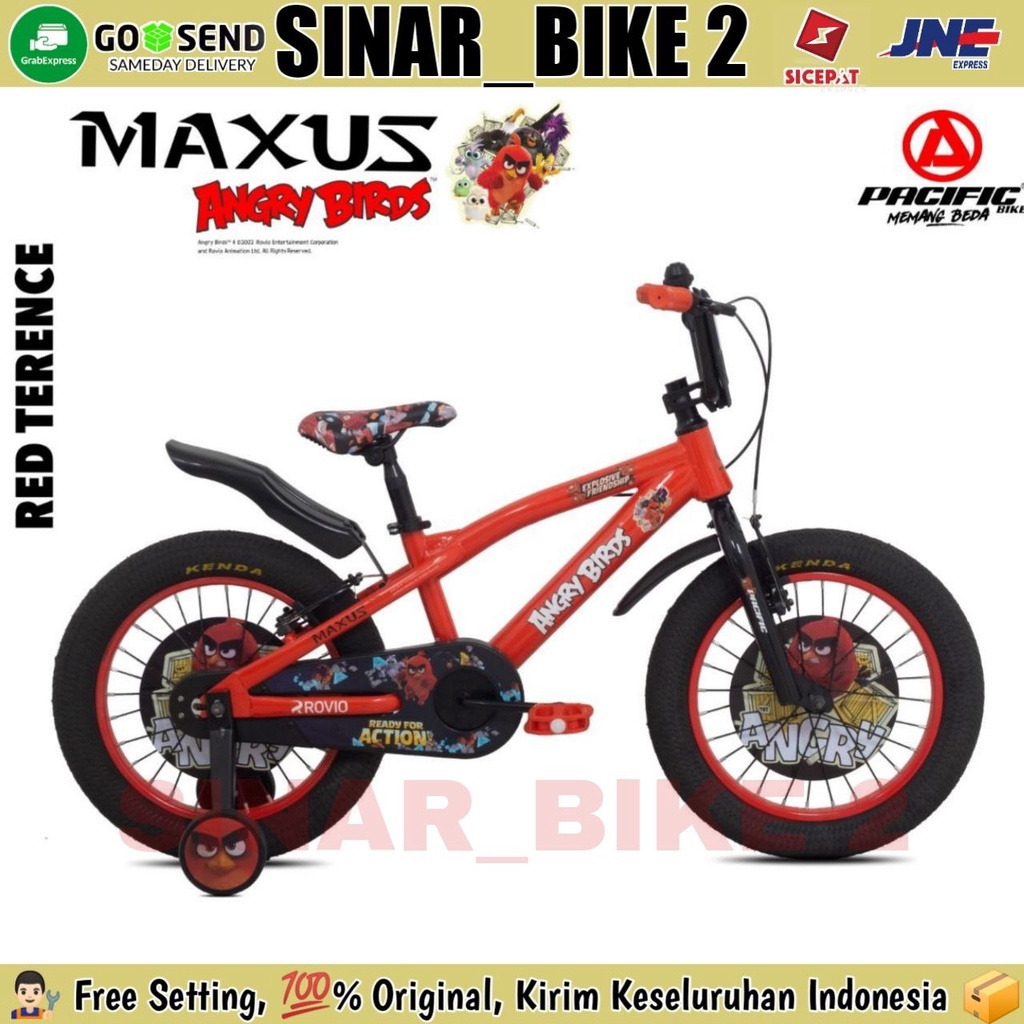 Sepeda Anak Laki 12 ,16 &amp; 18 Inch BMX PACIFIC MAXUS NAGRY BIRDS 3.0