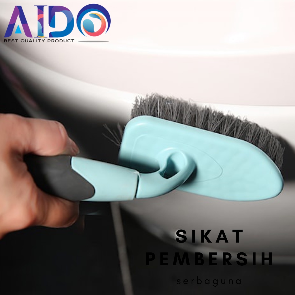 Aido Sikat Pembersih Sikat Lantai Sikat Dinding Sikat Kamar Mandi Baju Sepatu Alat Dapur Pegangan Handle Panjang Sikat Serbaguna