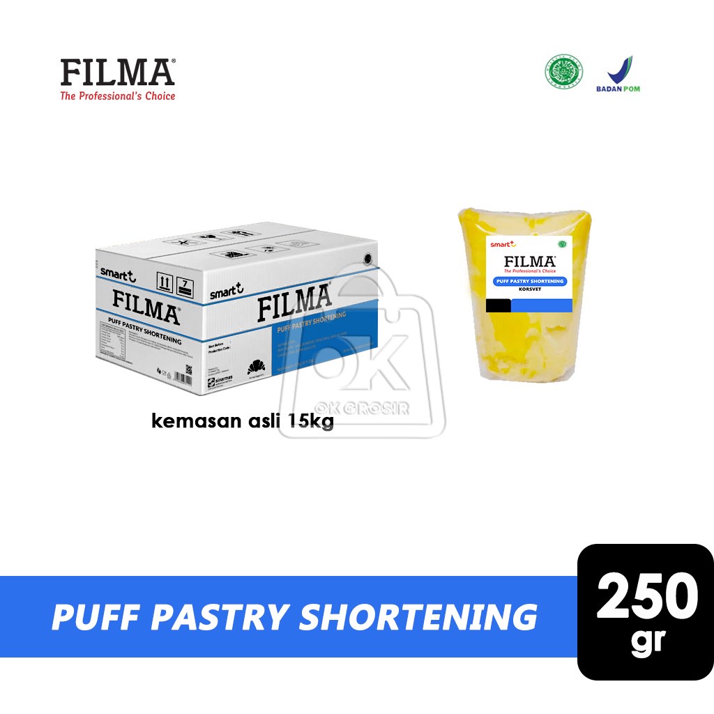 Filma Puff Pastry Shortening / Margarin Korsvet (250 gr)