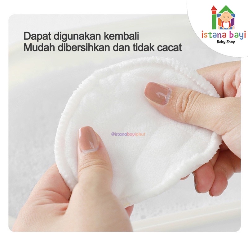 Avent Washable Breastpads (isi 6 pcs) with laundry bag/Penyerap Asi