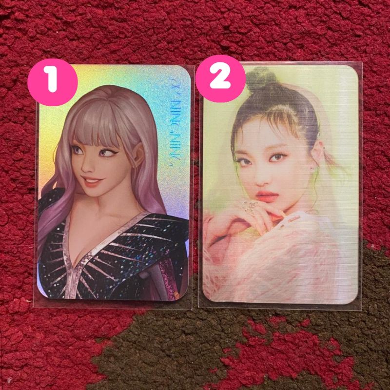 LENTI BLACK MAMBA MD AESPA NINGNING PHOTOCARD STANDEE