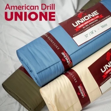 UNIONE 1616 American Drill  Bahan Seragam Kain Celana Bahan PDH PDL Almamater