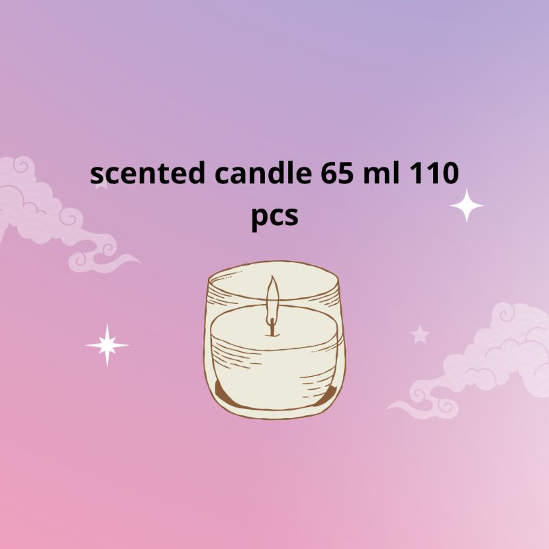 scented candle 65 ml 110 pcs