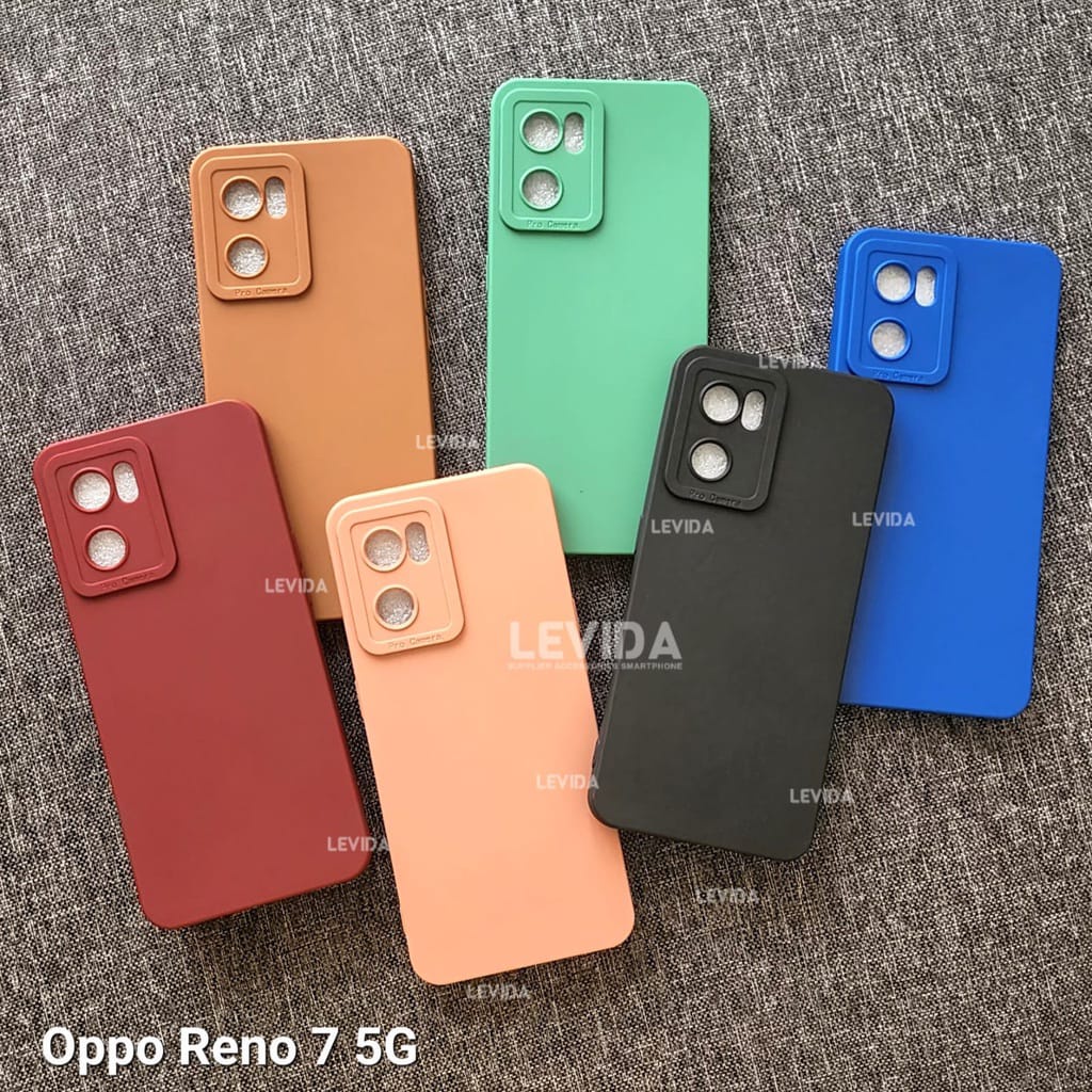 OPPO RENO 7 5G CASE PRO CAMERA MACARON CASE OPPO RENO 7 5G