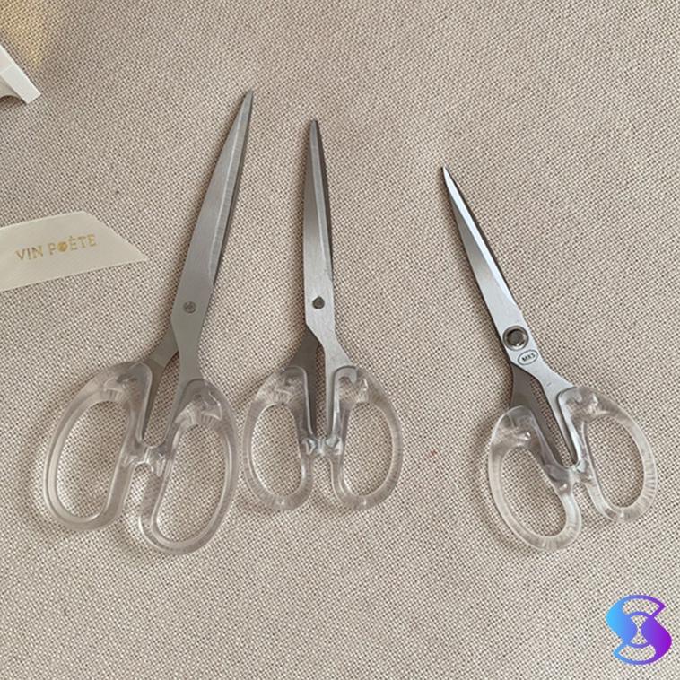 

Code[R86X]-❤) Gunting Kertas Aesthetic Transparan Scissors Scrapbook Use - MIDORI F0091 paling laris