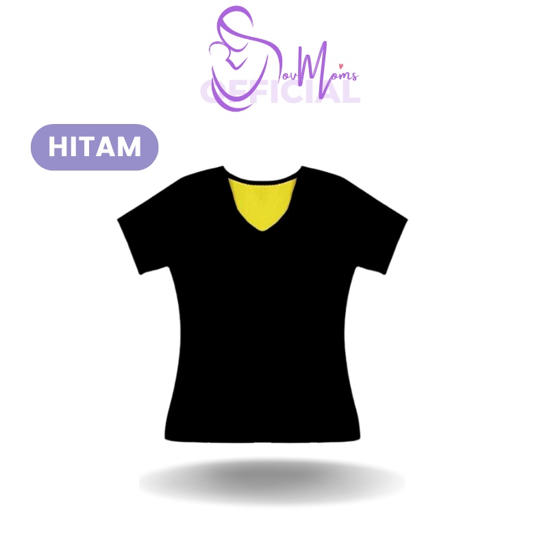 Kaos Olahraga Baju Pembakar Lemak Hot Shaper Cloth Baju Pelangsing Perut Kaos Senam