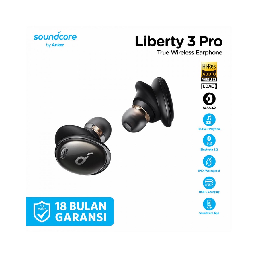 TWS Anker Soundcore Liberty 3 Pro ANC B2C A3952 - Earphone Anker A3952