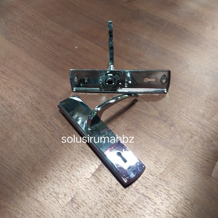 sepasang selot handle saja 163mm gagang kunci pintu lama kuda besar