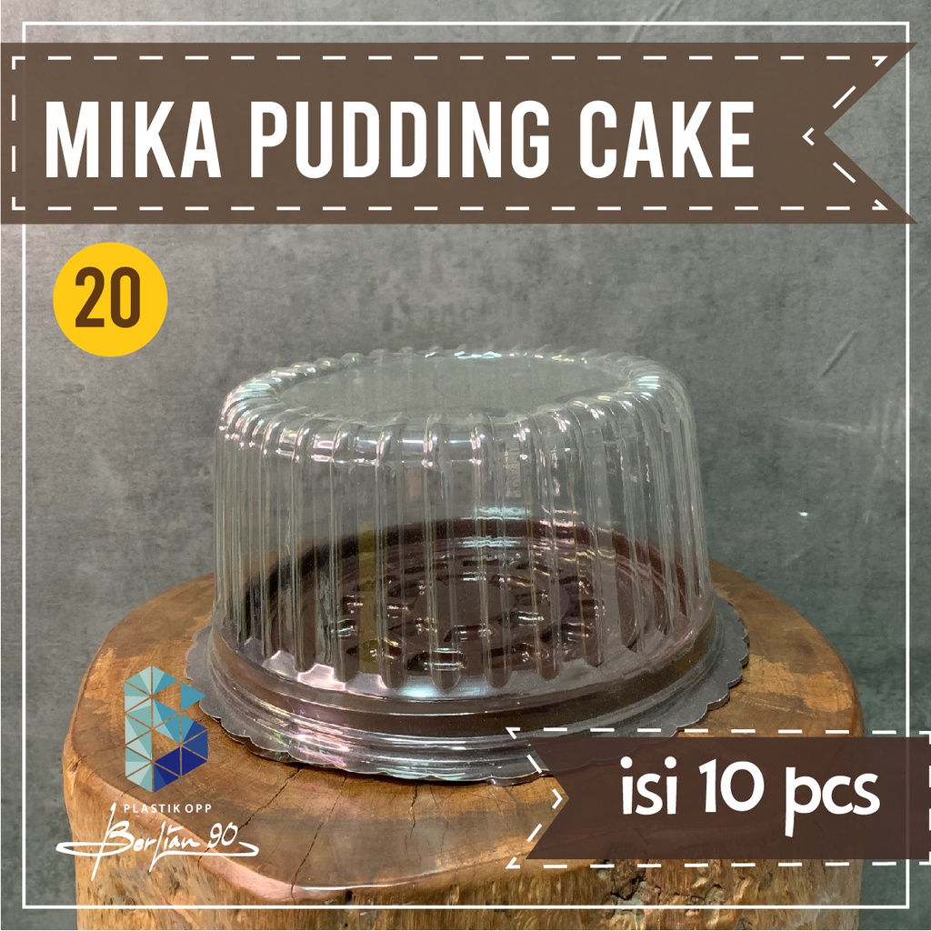 Jual Mika Pudding Cake Mika Ct 20 Coklat Mika Bolu Bulat Mika Kue Tart Isi 10 Pcs Shopee 6042