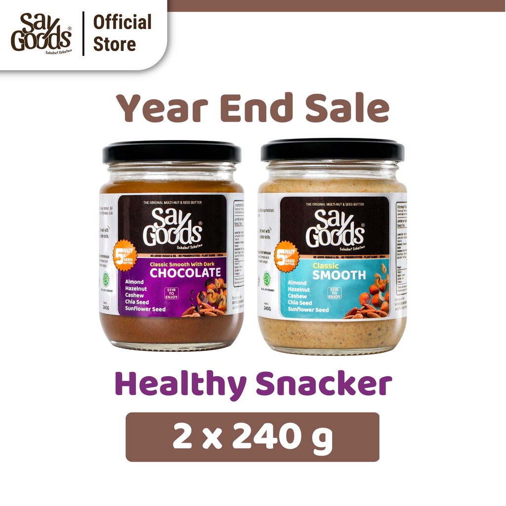 

SayGoods - Healthy Mixed-Nut & Seed Butter - 240 gr