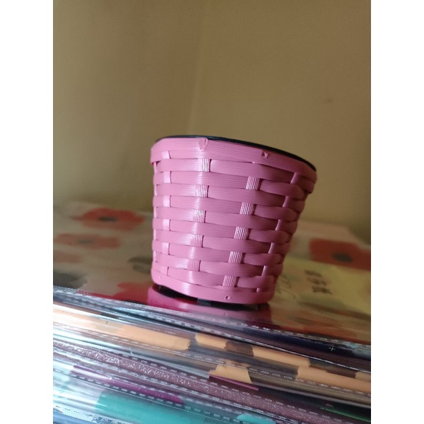 pot anyaman bulat uk 10 cm
