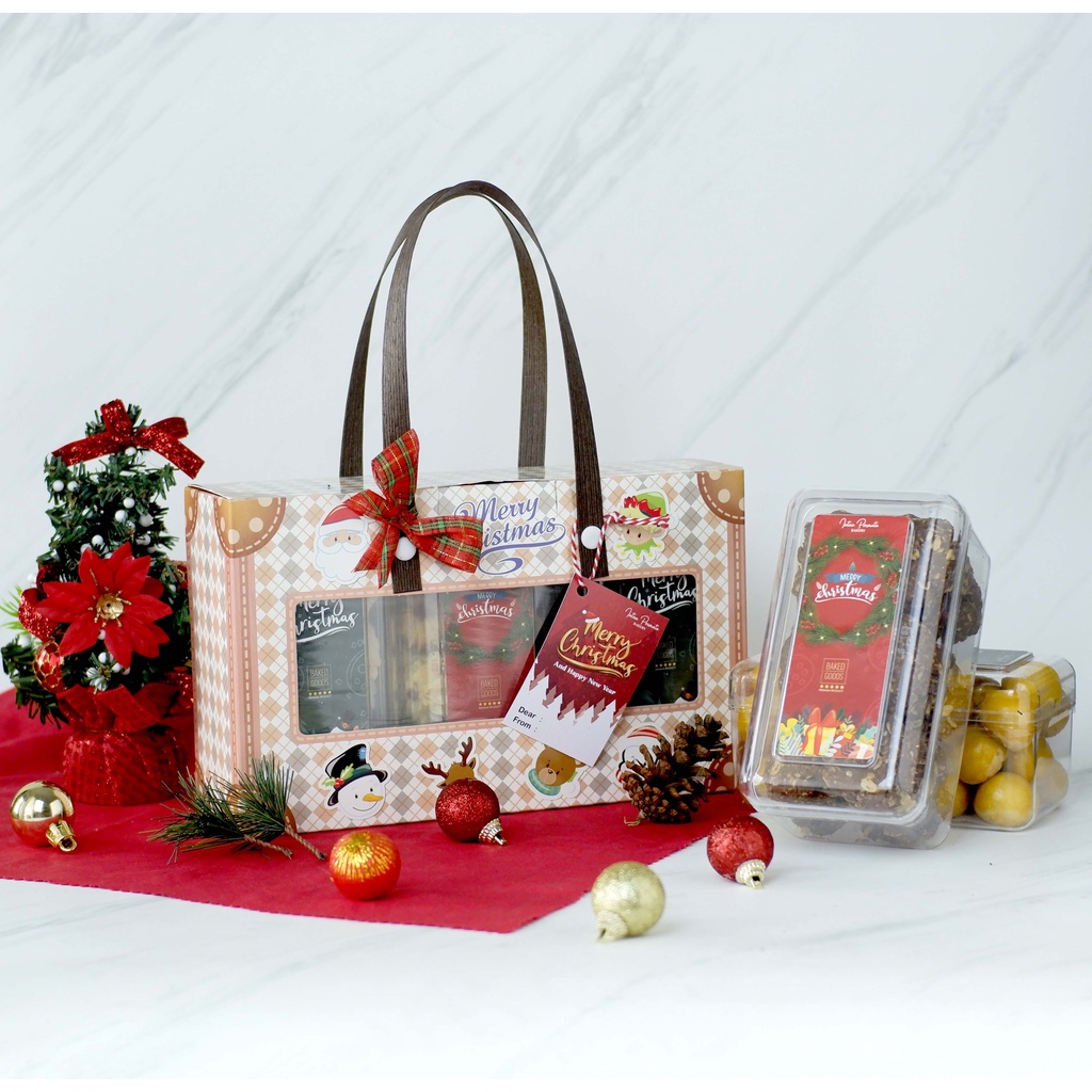 

[Termurah] Gift natal SUITCASE Hampers HEALTHY OATMEAL COOKIES