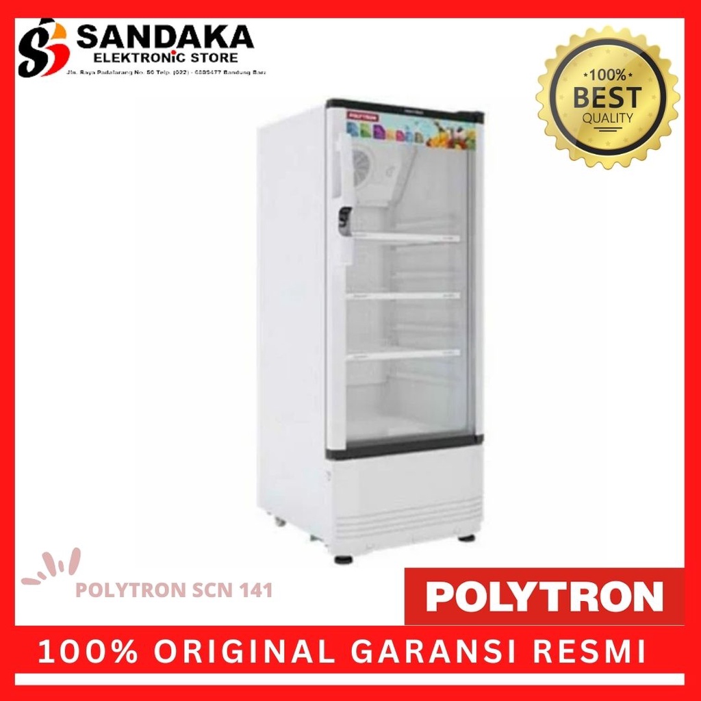 SHOWCASE POLYTRON SCN 141 L SCN141 SCN141L GARANSI RESMI