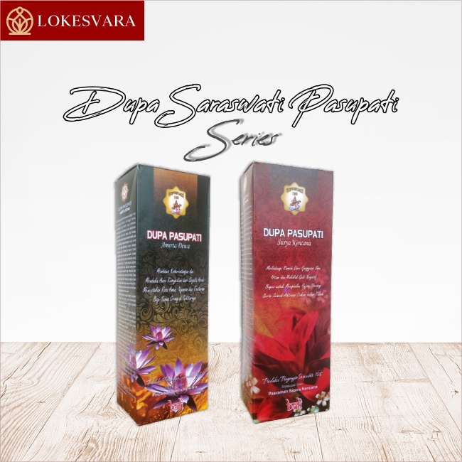 Dupa Hio Wangi Harum Saraswati Pasupati Amerta Dewa &amp; Surya Kencana 12pack/box