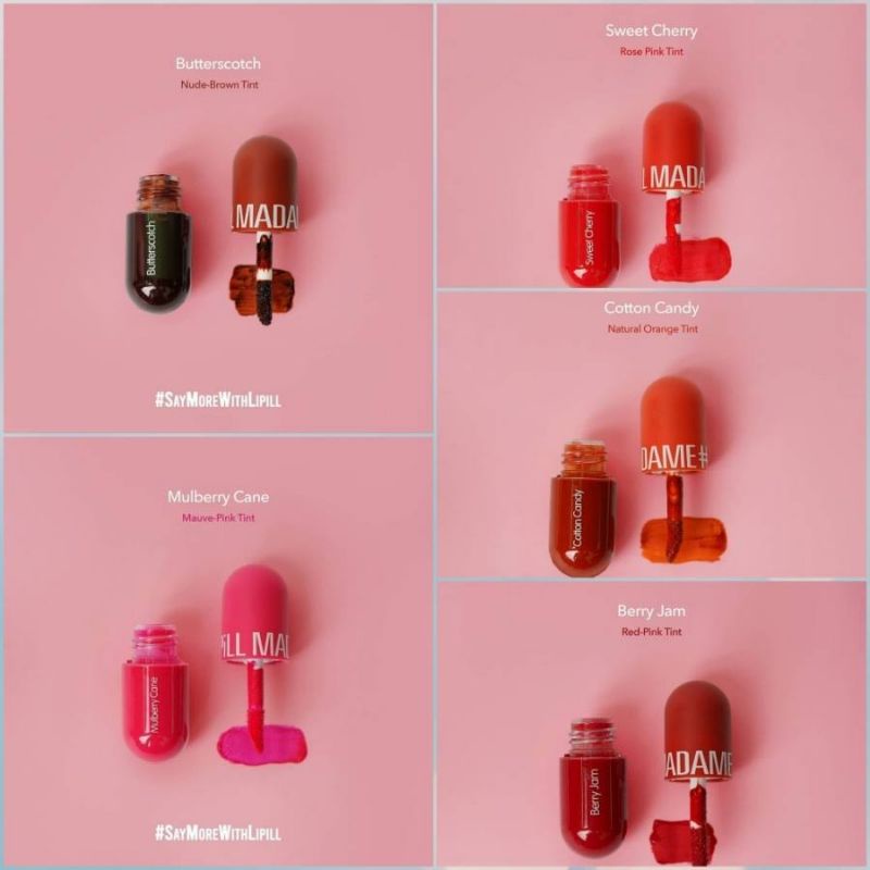 Madame Gie Lipill Lip Tint Lip Stain BPOM HALAL