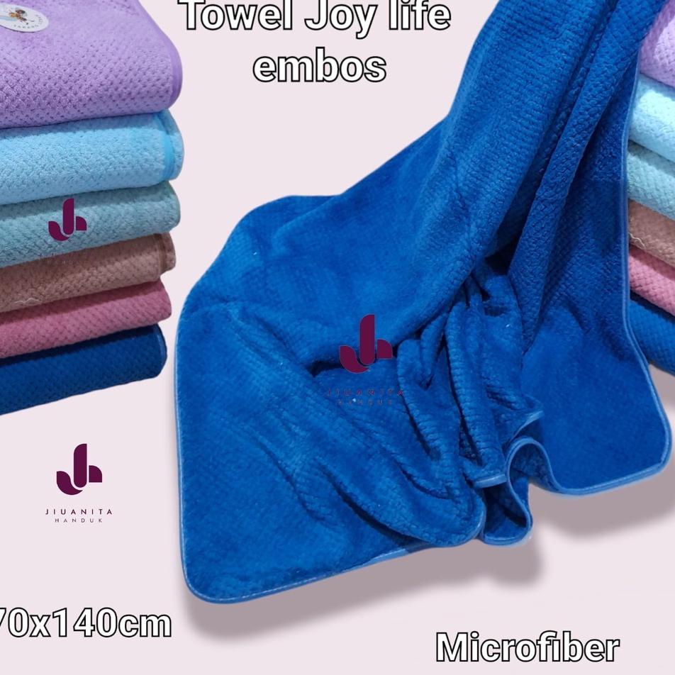 Update Hemat ATB Handuk Microfiber Jumbo 70x140 cm (Sarang Lebah / Joy Life / Towel Joy) Tebal Lembu