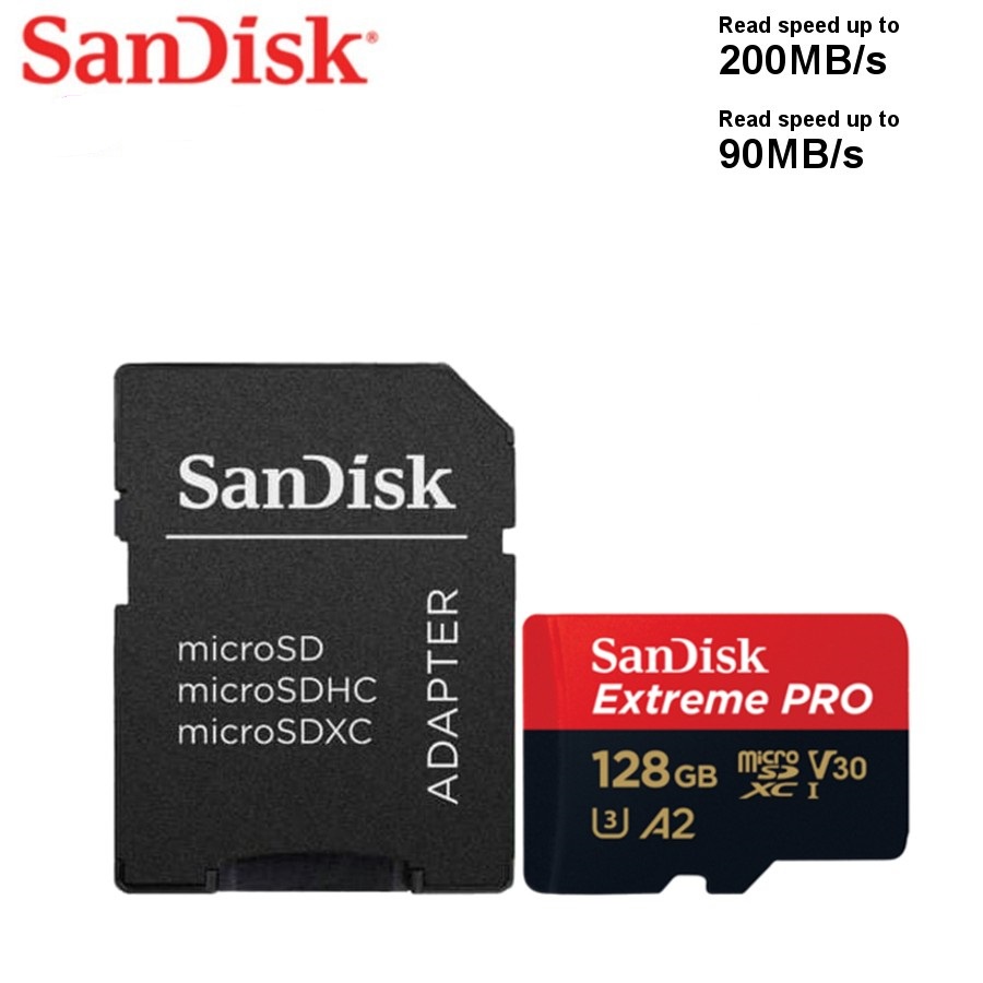 SanDisk Extreme Pro MicroSD 128GB A2 200MB/s V30 U3 4K