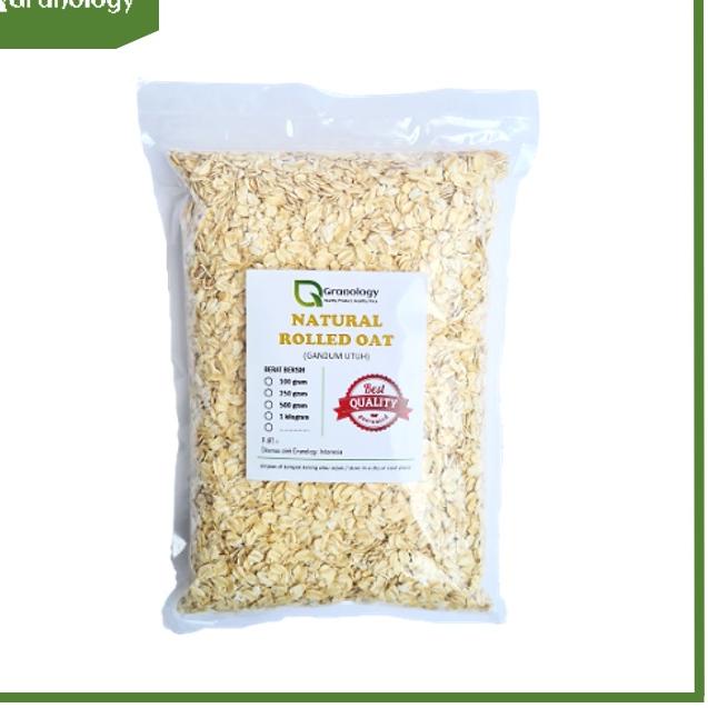 

F⚡ASH Cuci Gudang Gandum Kasar / Regular Rolled Oat (1 Kilogram) by Granology .,.,.,..,