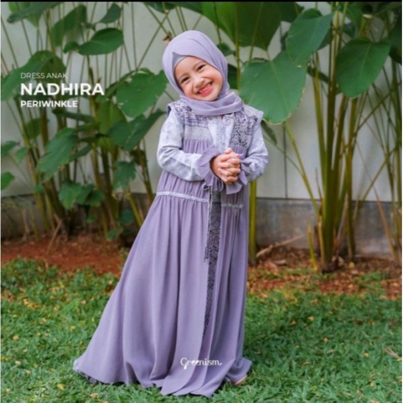 NADHIRA DRESS KIDS BY GREENISM