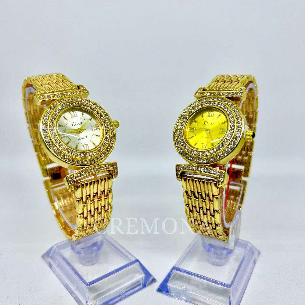 CREMONA Jam Tangan Wanita Fashion Import Analog Mewah Permata