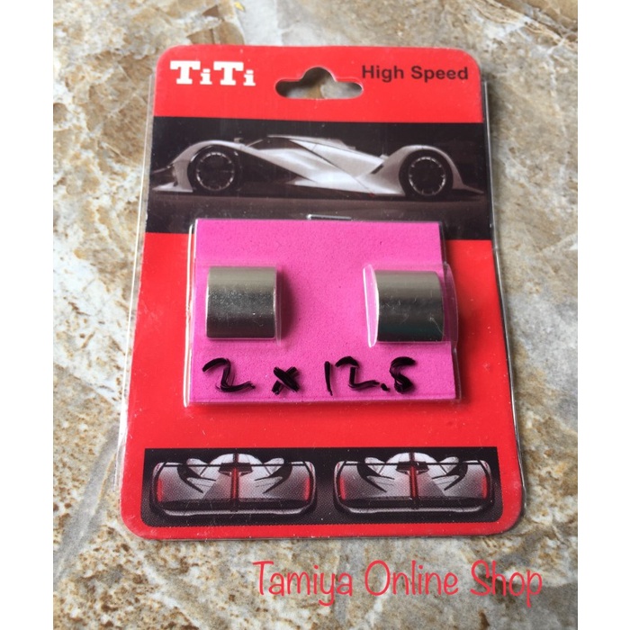 Magnet Silver Strong TiTi 2 mm x 12.5 mm - Magnet Silver Tamiya