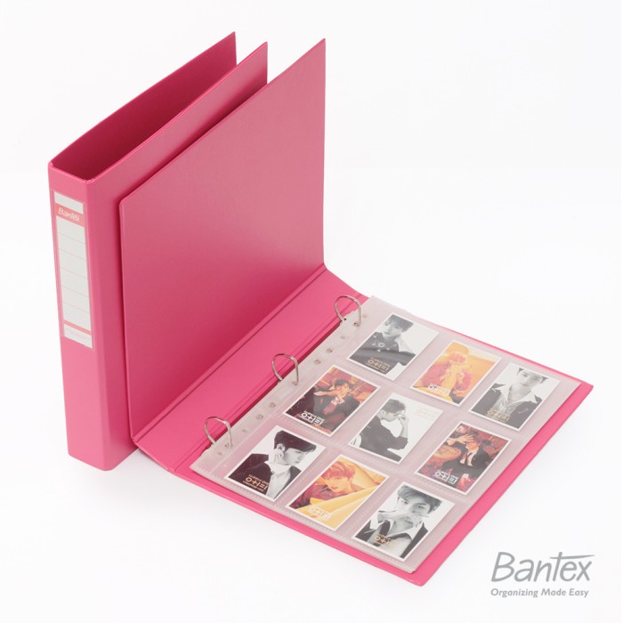 

✨NEW✨ - Bantex Photocard Album A4 3 Ring Binder + Sleeve Melon #8322 63