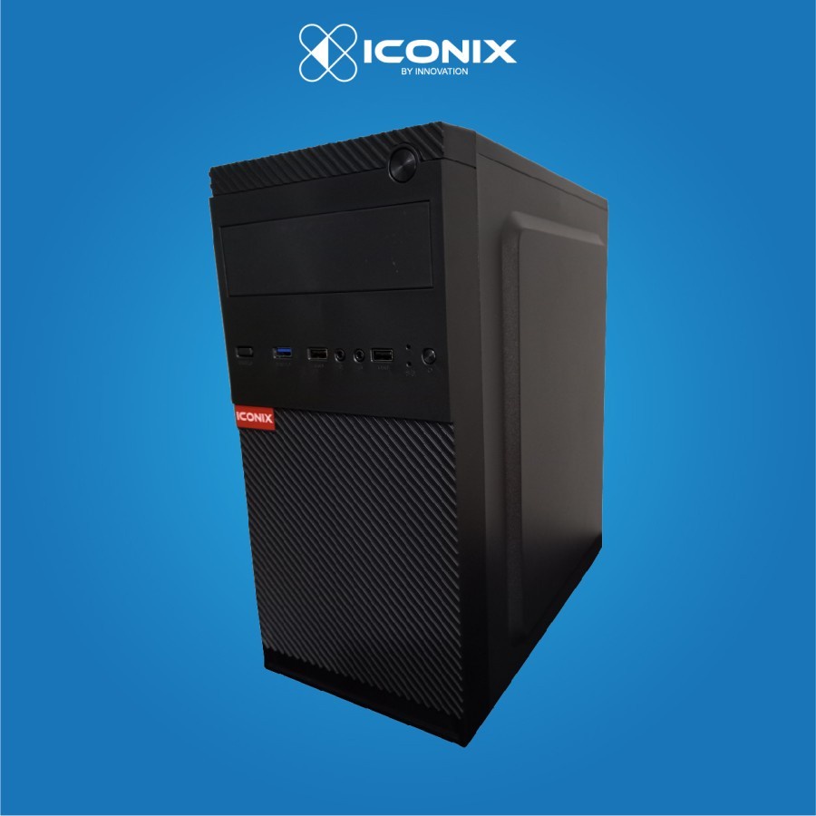CASING PC GAMING ICONIX CANCER FREE PSU 500WATT CASING KOMPUTER