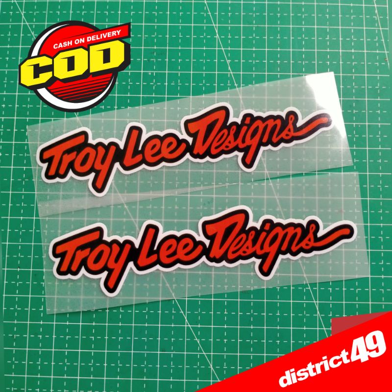 Sablon Logo TROY LEE DESIGNS - Sablon Setrika Logo - Sablon DTF untuk Kaos Sweater Jaket Topi dll