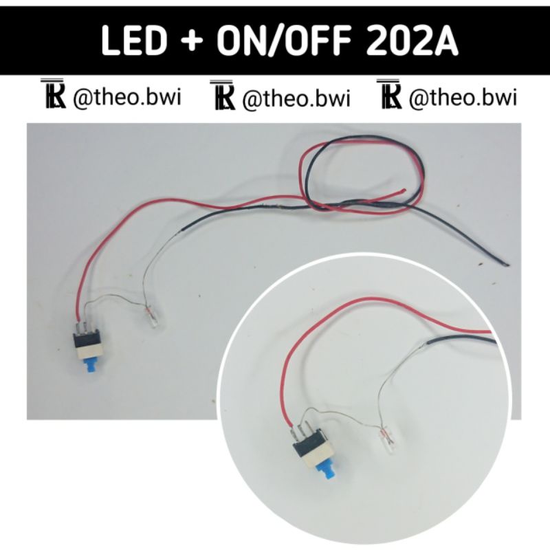 Sparepart lampu led mesin jahit mini portable 202a | Theo R