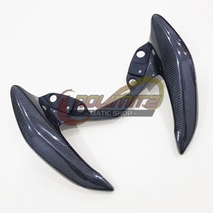 Behel Begel Potong Tanduk Sporty Carbon Kevlar Parts ORI New NMAX 2020