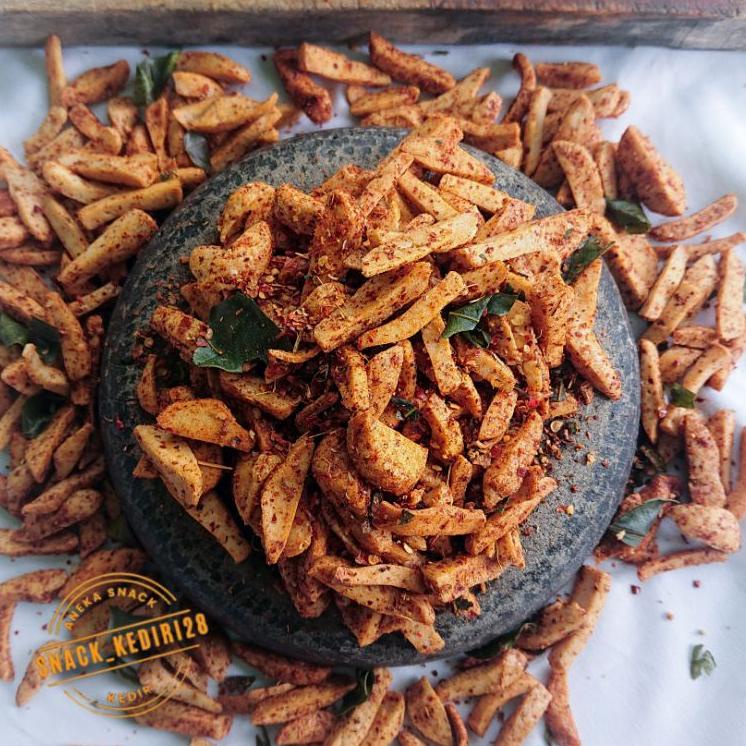 

ケ Basreng Pedas Daun Jeruk kemasan 60gram ৳