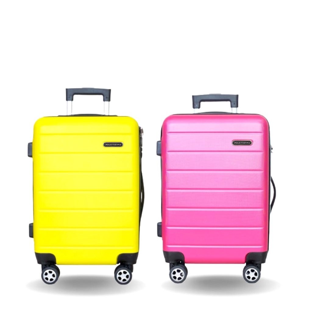 NEW ARIIVAL !! Koper Fiber Travel Ukuran 24 Inch Roda 4 Putar 360* MALLSHOPPING