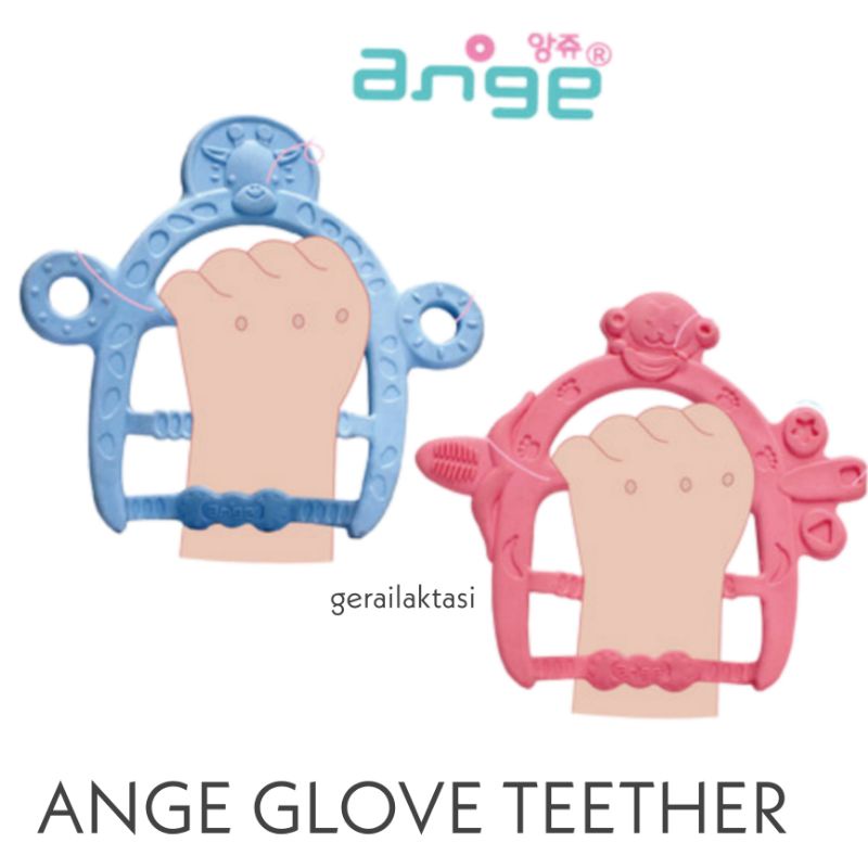 ANGE TEETHING GLOVES TEETHER GLOVE (TANPA CASE)