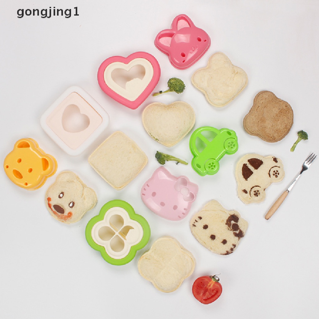 Ggg Teddy Bear Cetakan Sandwich Cetakan Bento Lunch Sandwich Bread Mold Pemotong Roti Sandwich Shapers Maker Untuk Anak ID