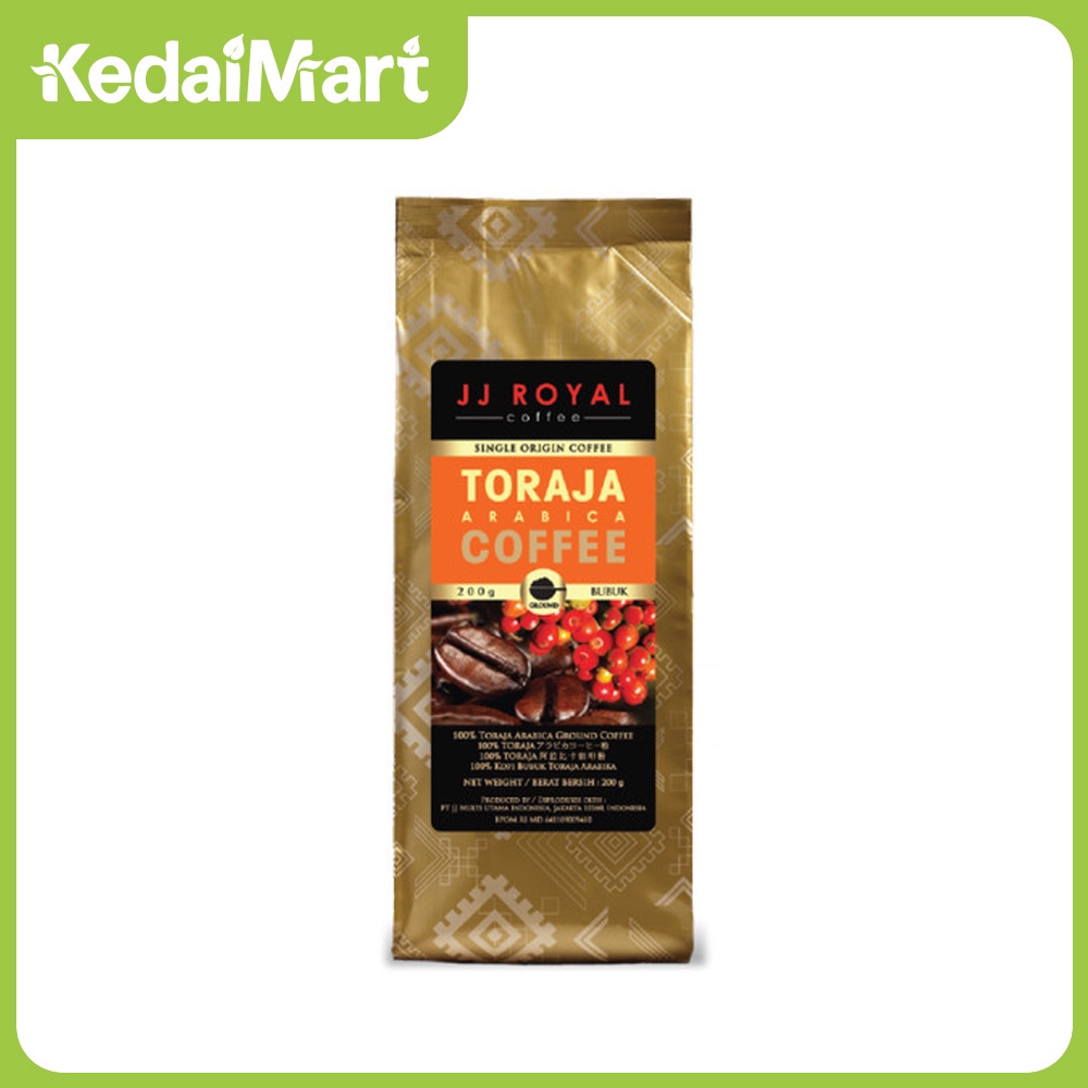 

JJ Royal Toraja Arabica Ground Coffee 200 Gram