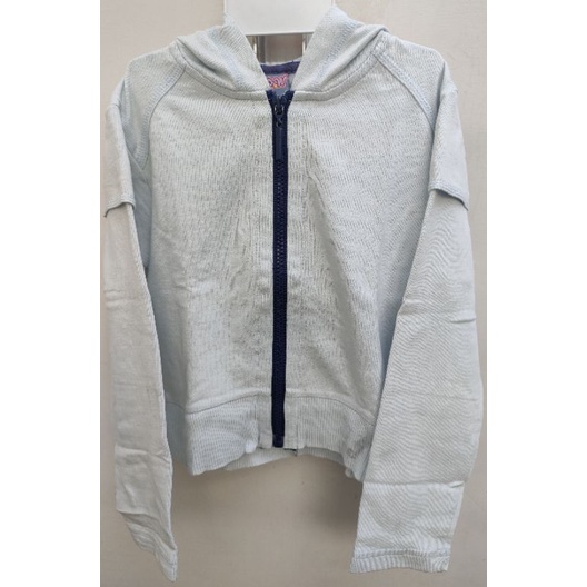Jaket Anak Biru Muda Hoodie