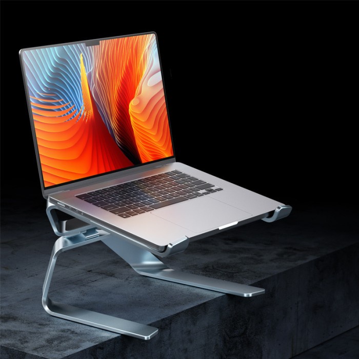 Colta Aluminium Laptop Rise High Stand Holder Bracket Premium Dudukan