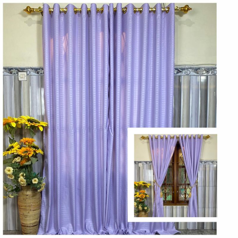 Gorden ring/smokring uk 135*220 12(kolom) embos ungu muda