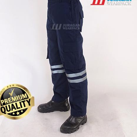 Termurah Juragan Wearpack - Celana Wearpack Safety Warna Biru Navy