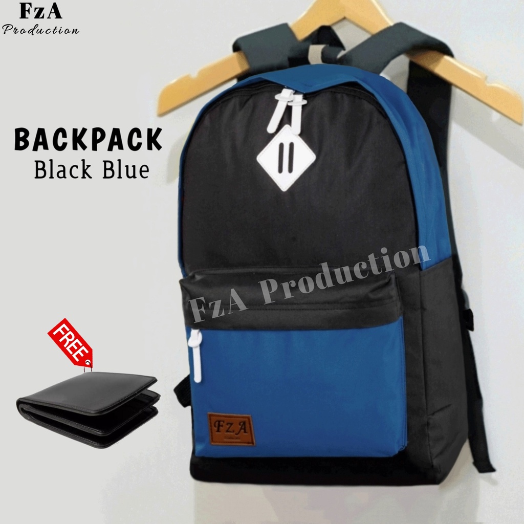 Big Promo..Tas Ransel Distro sekolah kuliah Kerja Pria Wanita Tas Ransel Laptop Original - FzA Gratis Dompet Pria