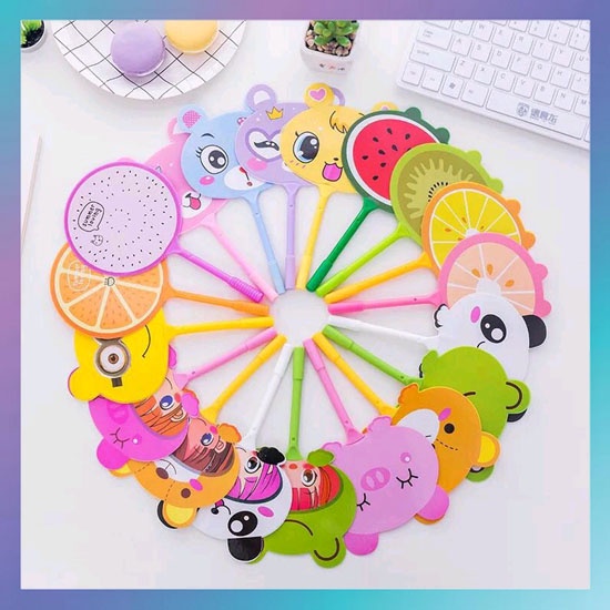 

Pena Kipas Lucu Animal Dan Buah Pulpen Kipas Karakter