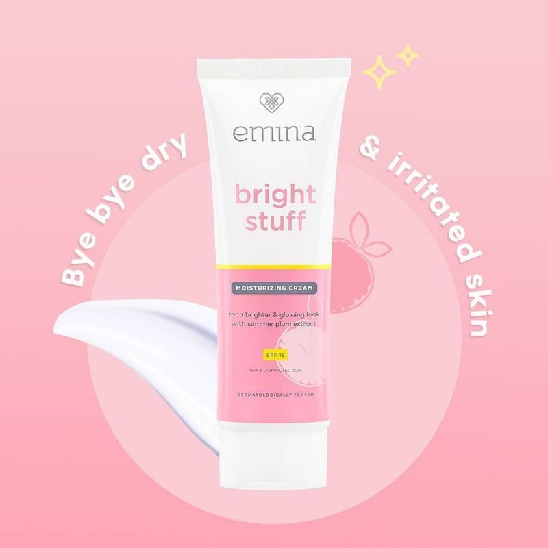 [TERMURAH]Emina Bright Stuff Moisturizing Cream 20ml BPOM