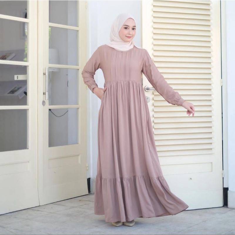 Tifany dress // gamis rayon//gamis remaja