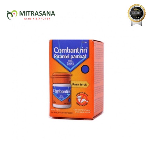 Combantrin 125 MG/ML Jeruk 10 ML -  Obat Cacing