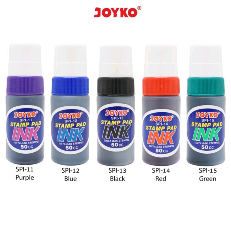 

(1 Biji) Stamp Pad Ink Joyko 50cc Refill Tinta Stempel