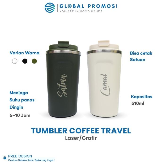 Jual Tumbler Coffee Travel Mug Custom Laser Grafir Souvenir Murah Shopee Indonesia 7582