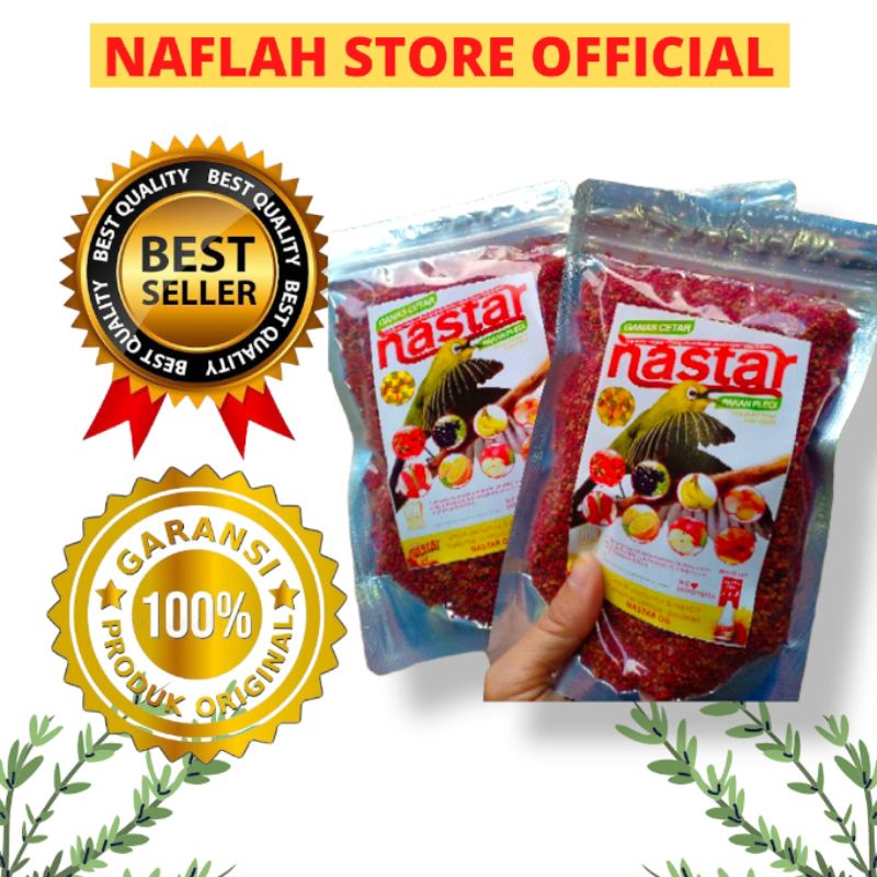 Makanan Burung Pleci Voer NASTAR utk Burung Pleci Kacamata dan Sejenisnya