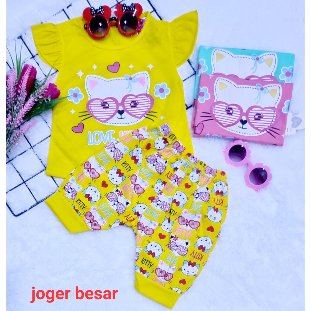 Set Anak perempuan Setelan Anak Perempuan 2 Tahun Baju Anak 2 thn perempuan